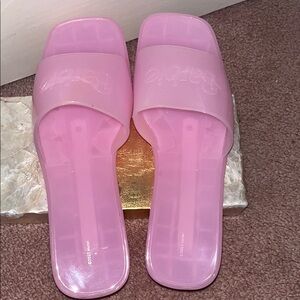 Pinkfun jelly Slide Sandals